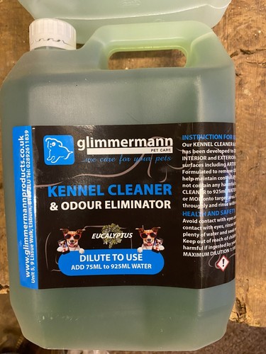 Kennel cleaner and - and, odour